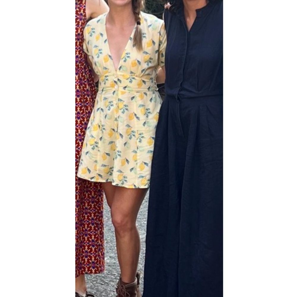 Marine Layer sundress with lemon print!